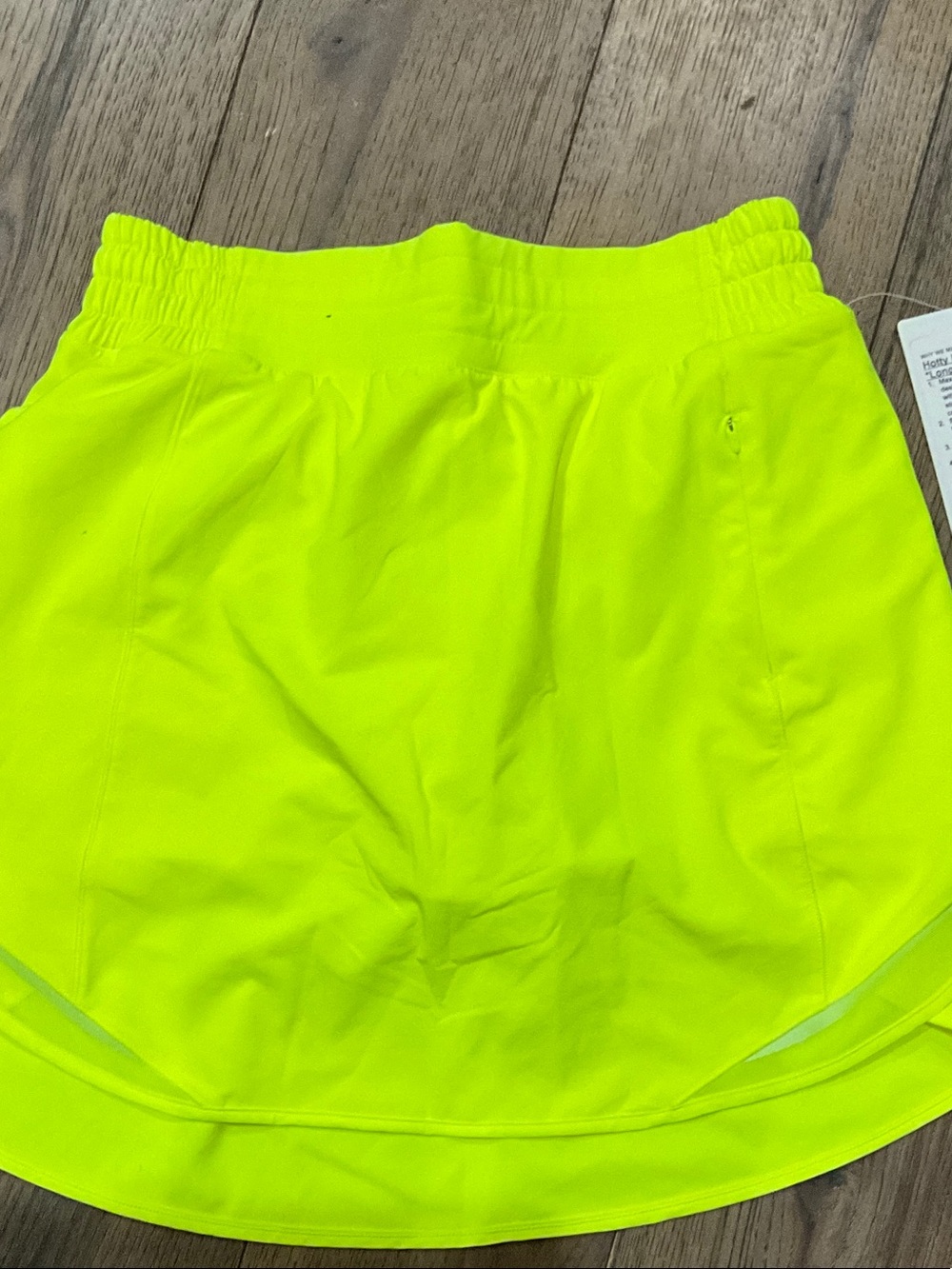 lululemon athletica Neon Yellow Women’s Athletic Skort